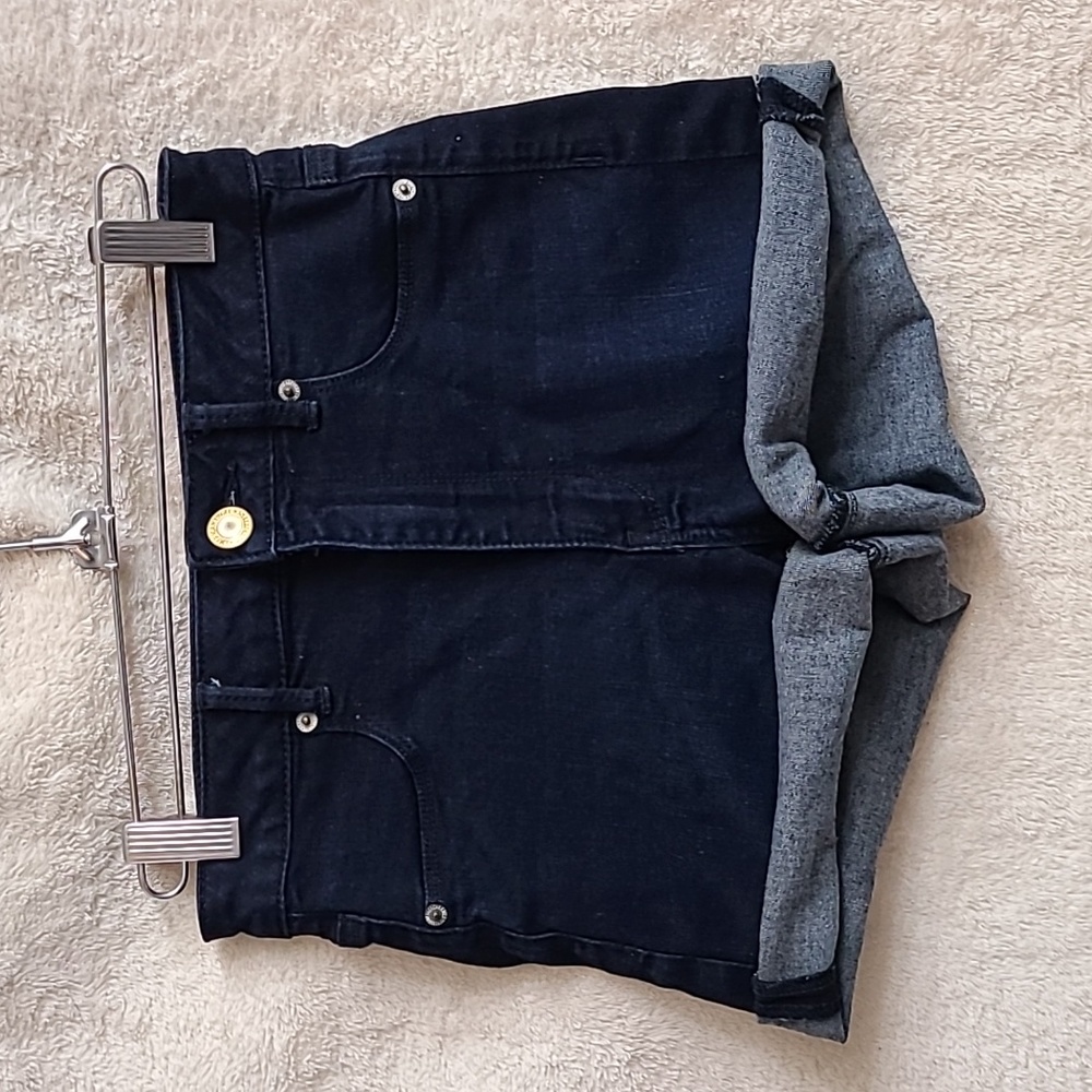 American Eagle, high-waisted, denim shorts
